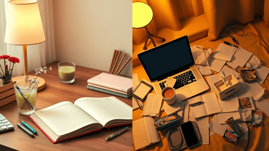 Study aesthetic TikTok vs exam week sebenar: beza dia macam langit dan bumi